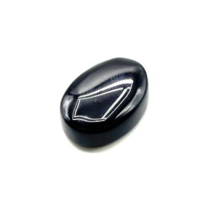 Natural Black Agate Gemstone 14.35ct