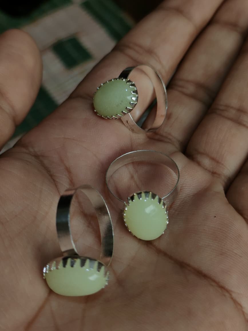 Moon Night Stone Ring Elegant - Gemstone Hub