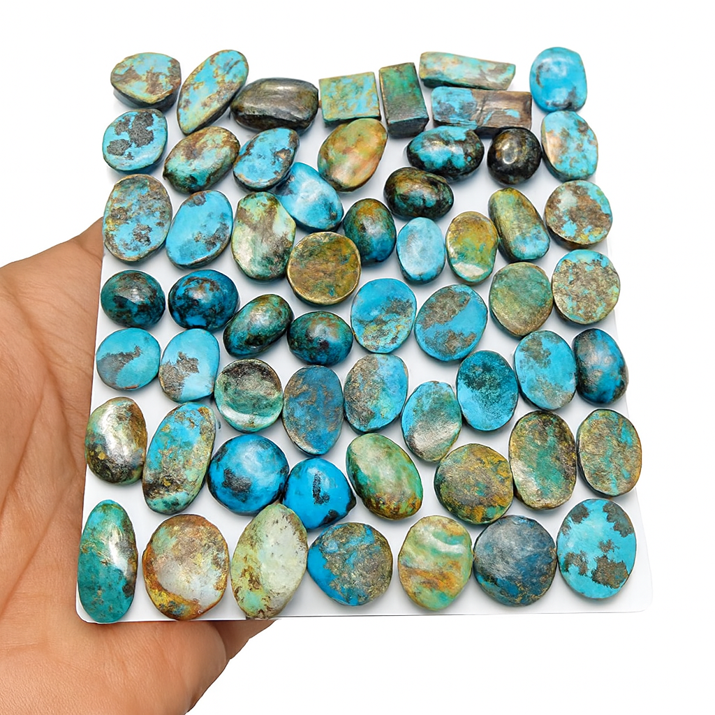 Natural Turquoise Firoza (Feroza) Gemstone ≈2.2g