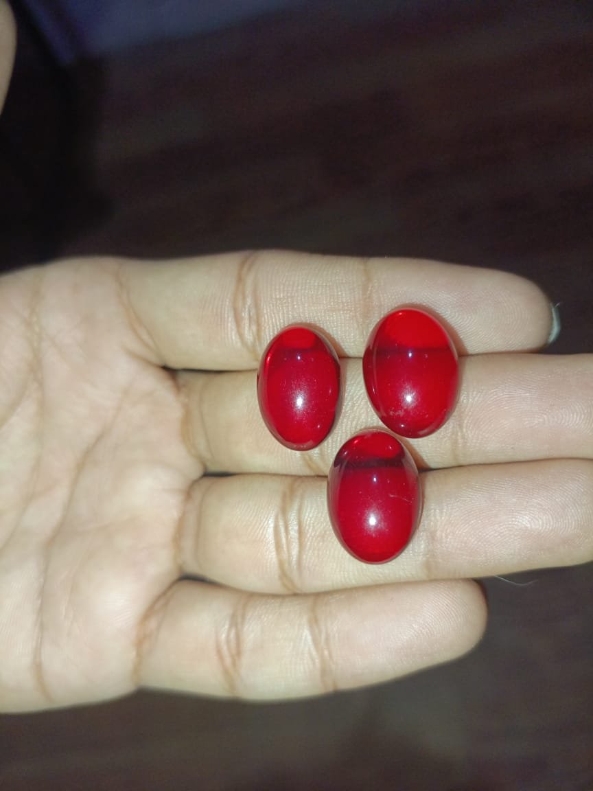 Anari Yaqoot Stone Original Red - Gemstone Hub