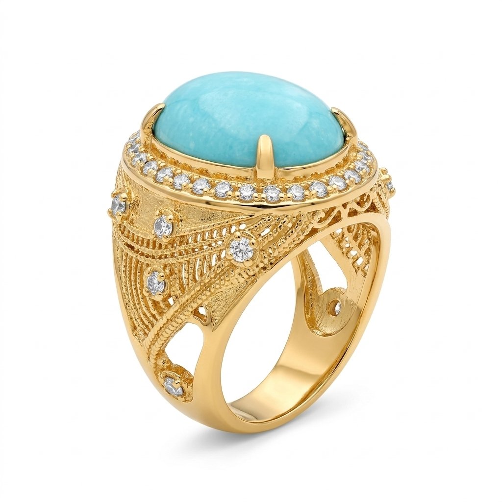 Nishapuri Feroza Ring