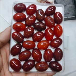 100% Original Natural Yamni Brown Haqeeq Gemstone