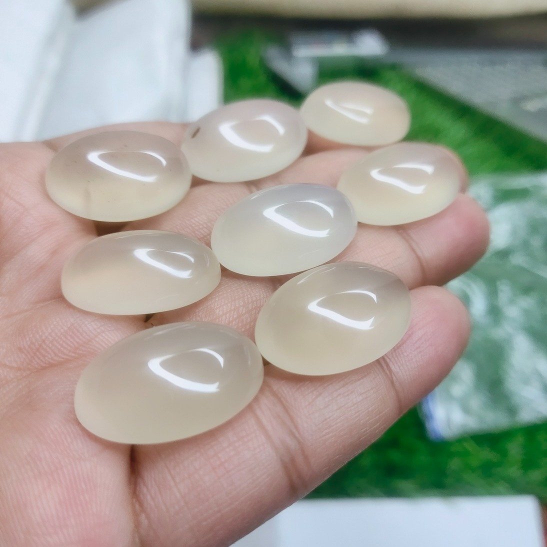 Original Natural Agate White Haqeeq - Gemstone Hub