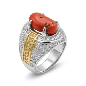 Italian Marjan Ring ️ Original Italian Marjan Stone