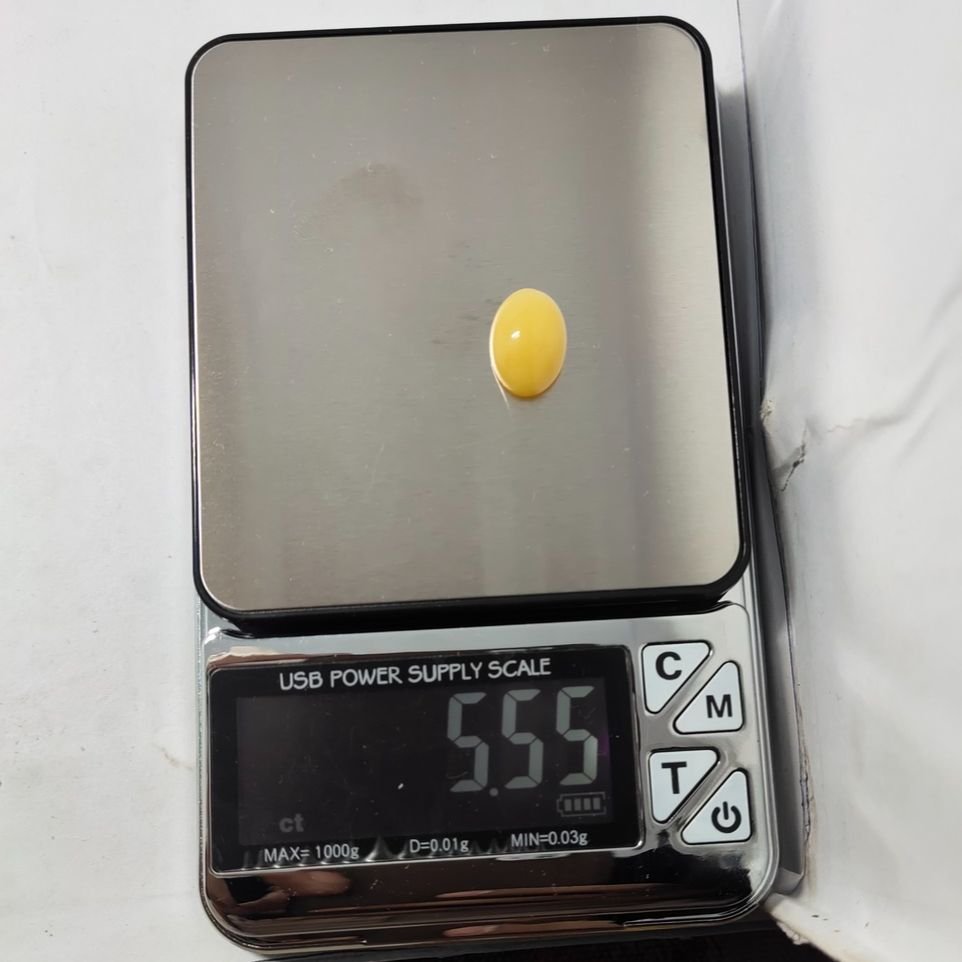 Yellow Haqeeq Gemstone 5 5 - Gemstone Hub