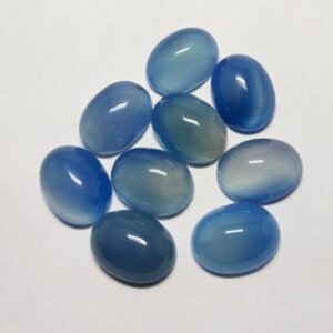 Natural Original Blue Agate (Nela Haqeeq) Gemstone