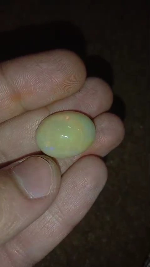 Australian White Opal 13 5 - Gemstone Hub