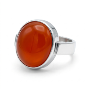 Natural Yamani Aqeeq Ring Original Yemeni Agate Iran