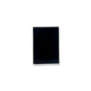 Natural Black Agate Gemstone 5.1ct