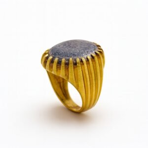 Lajvard Ring Original Natural Stone Non-Silver