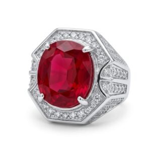 Premium Yaqoot (Ruby) Stone Ring for Men