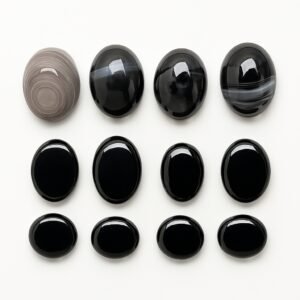 Black Aqeeq Stone 100% Original