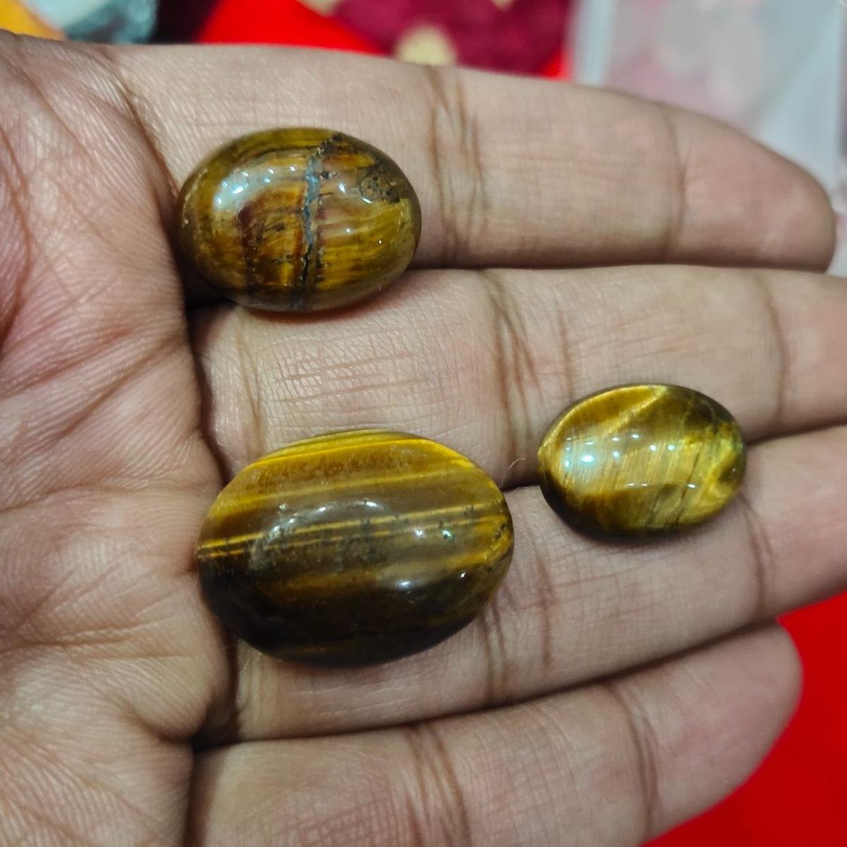 Natural Tiger Gum Stone (Nag) ≈2.4g Medium Size
