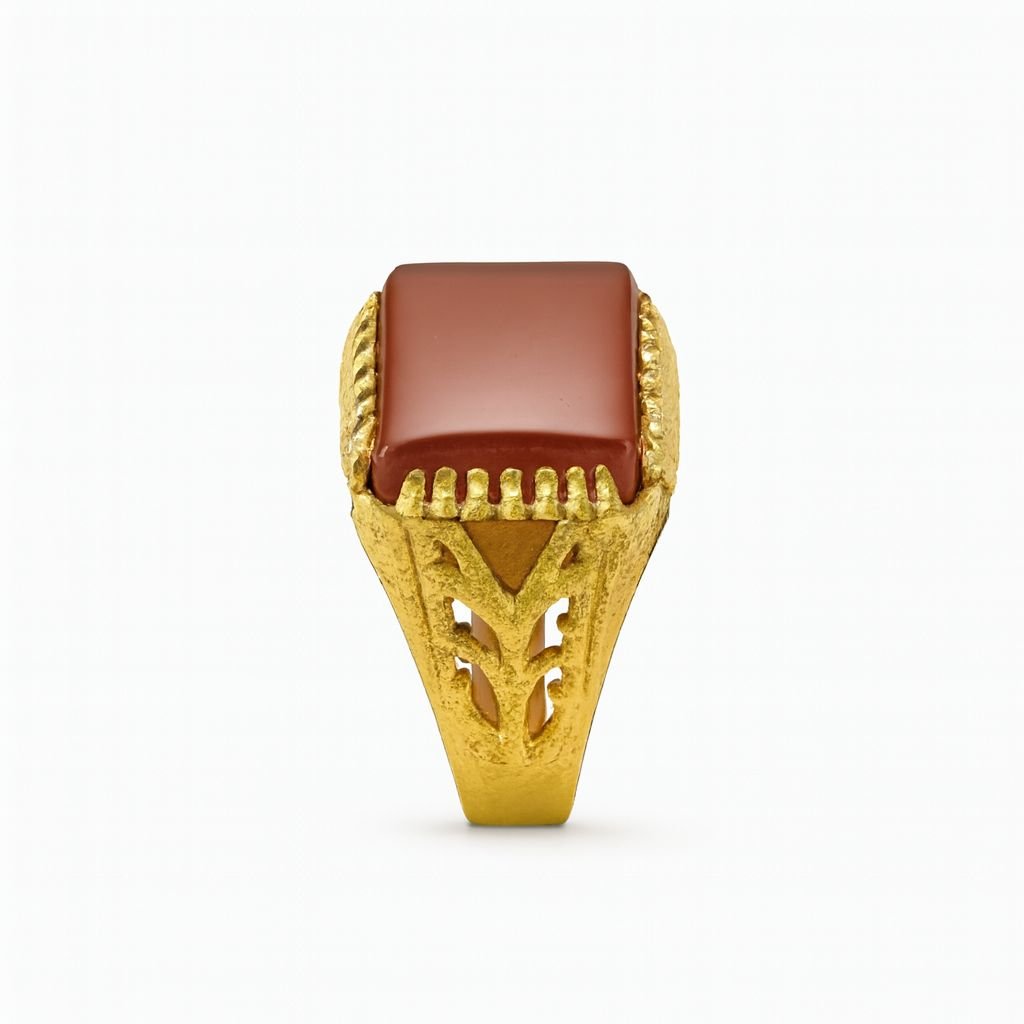 Original Aqeeq Ring For Men - Gemstone Hub