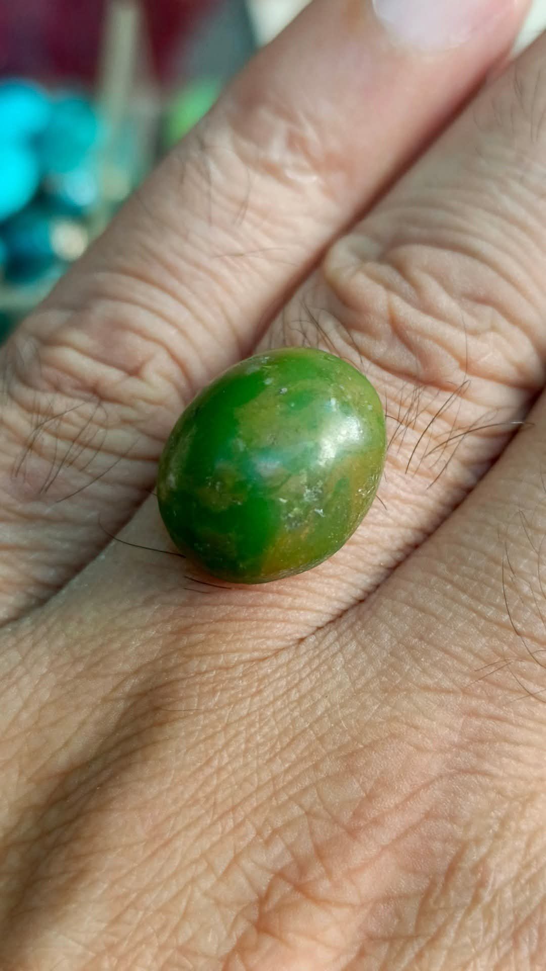 Original Irani Hussaini Feroza Gemstone 1 CRT