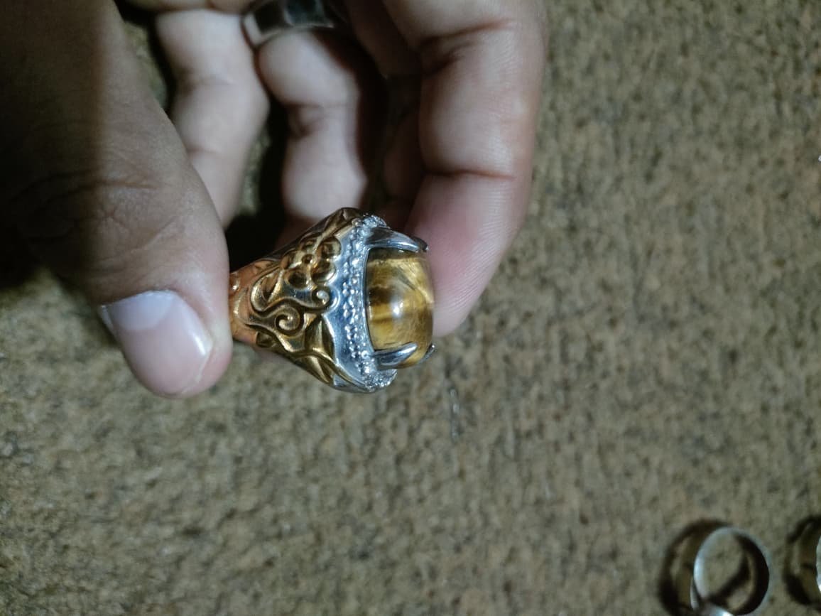 Tiger Eye Ring - Gemstone Hub