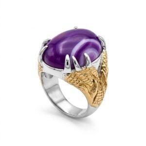 Sulemani Aqeeq Pink Ring