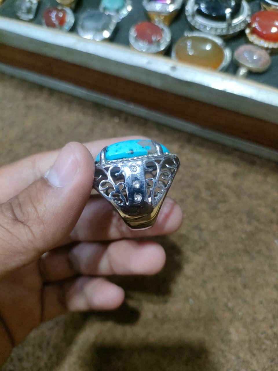 Feroza Ring - Gemstone Hub