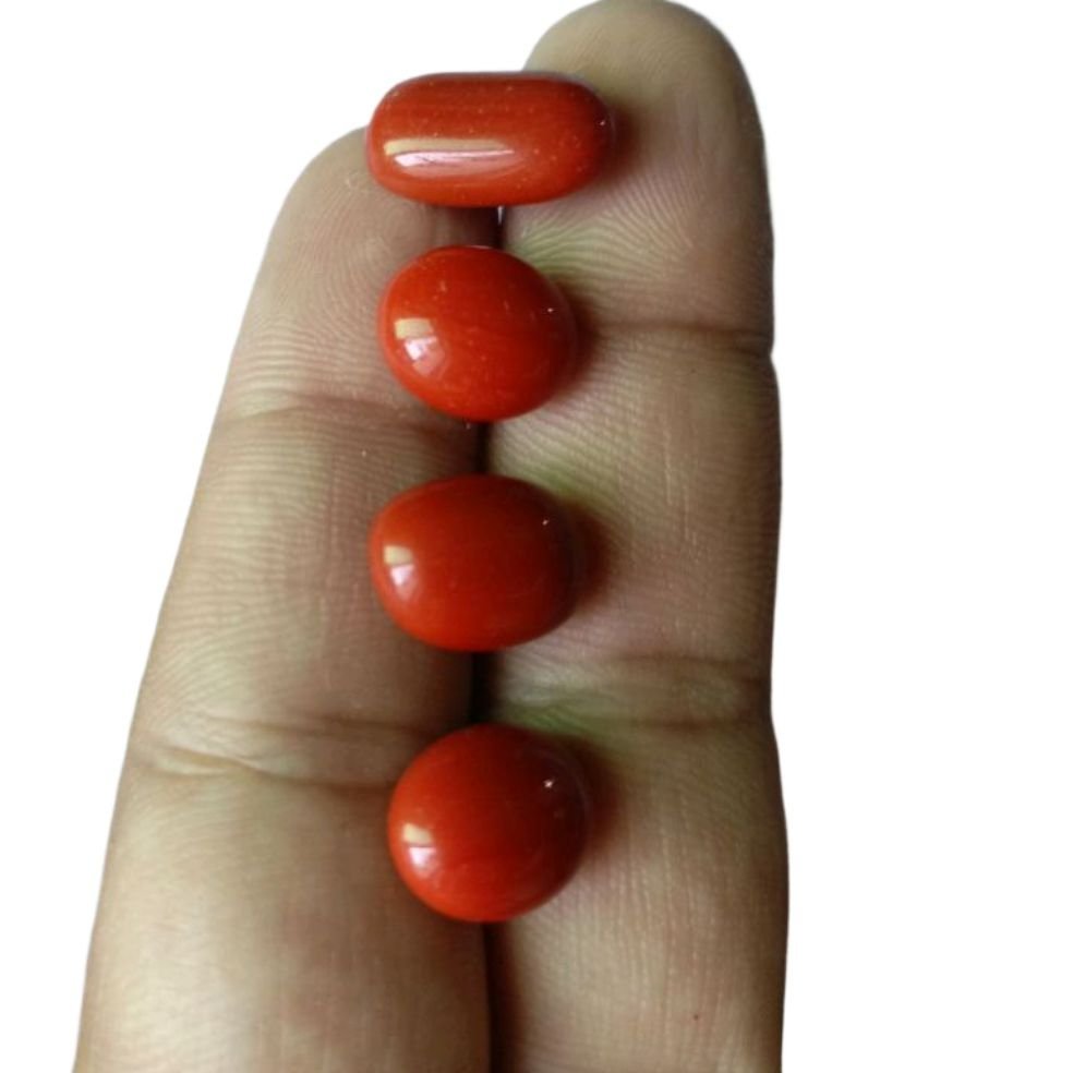 Marjan Stone & Rings 100% orignal Red Marjan Stone &