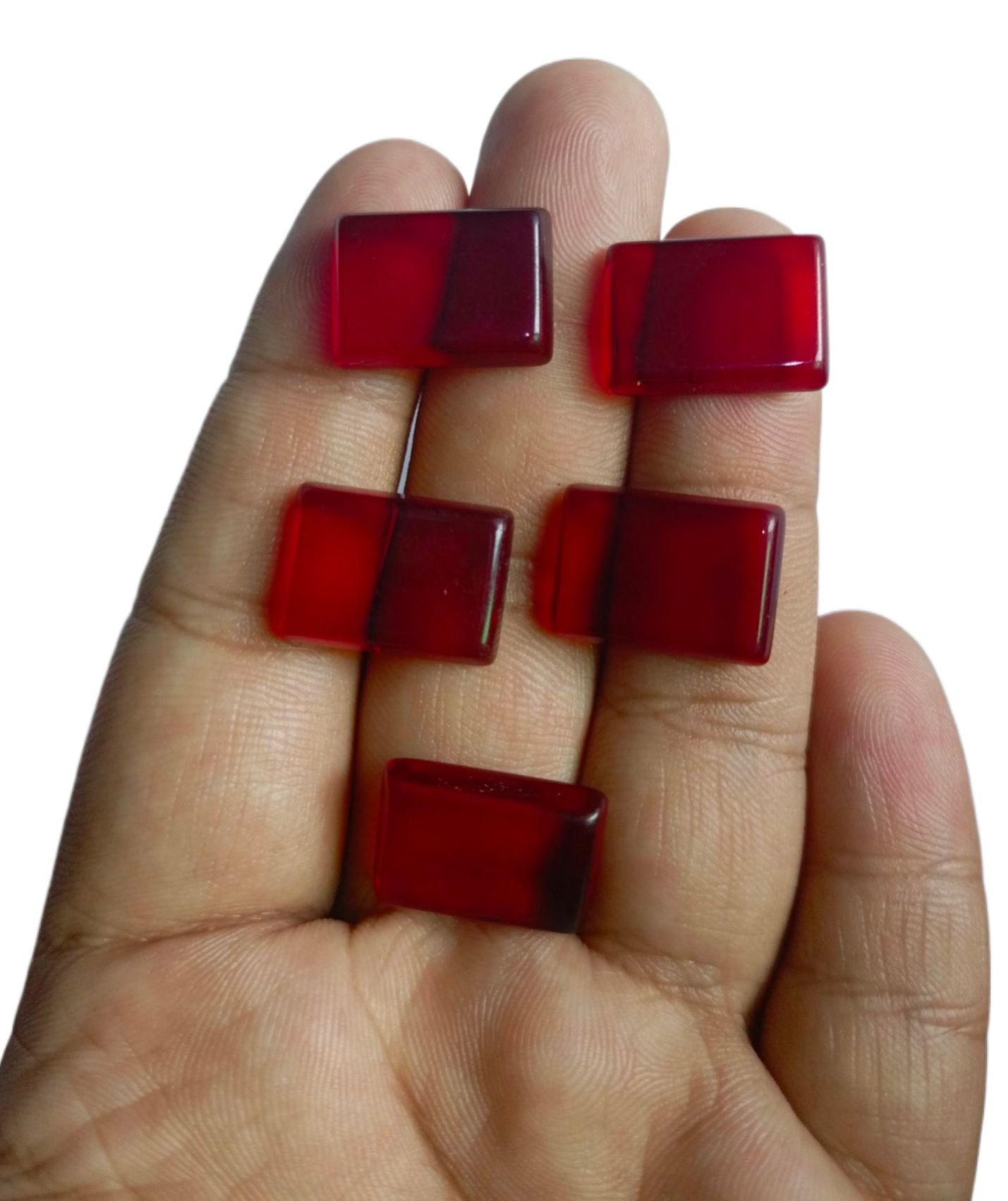 Anari Yaqoot Square Shape Stone 100% Original Ruby