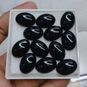 Natural Black Agate (Kala Haqeeq) Gemstone ≈2.3g