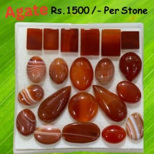 Red Sulemani Aqeeq Stone