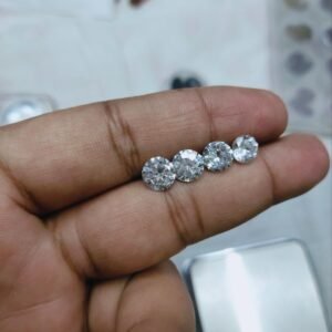 Original Zircon White Color Diamond Cutting Gemstone