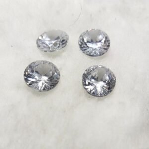 Natural American Zircon Gemstone White Color ≈1.1g