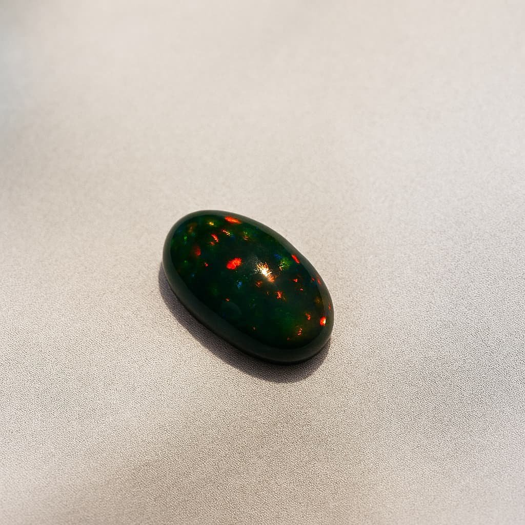 Natural Black Welo Opal Ethiopian - Gemstone Hub