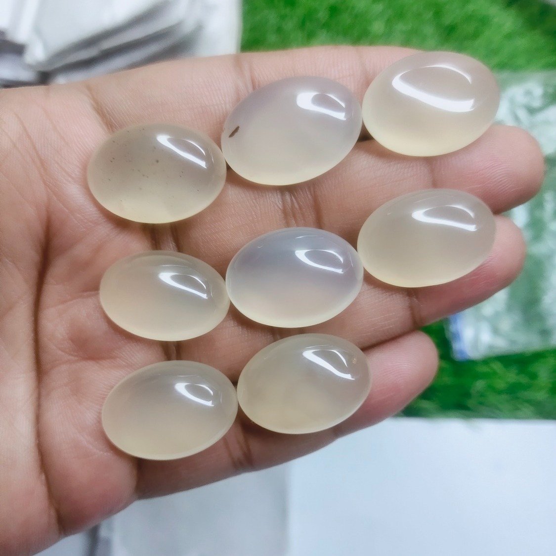 Original Natural Agate White Haqeeq - Gemstone Hub