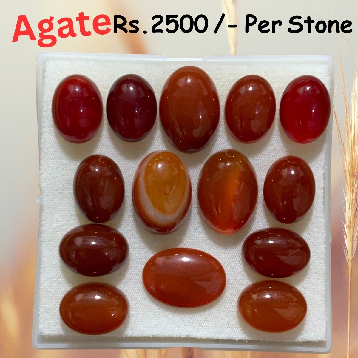 Big Red Aqeeq Stone