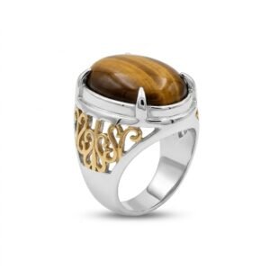 Tiger Eye Gemstone Ring