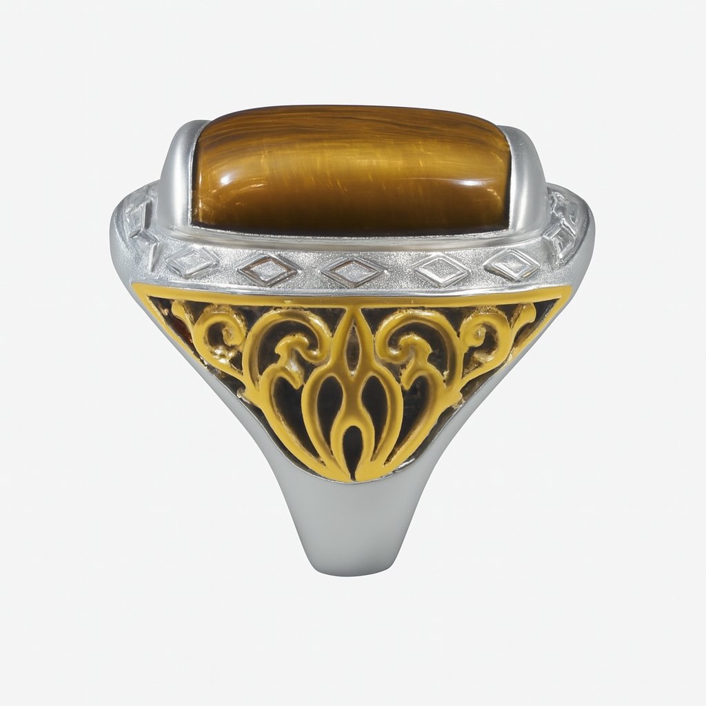 Tiger Eye Ring for Men & Women