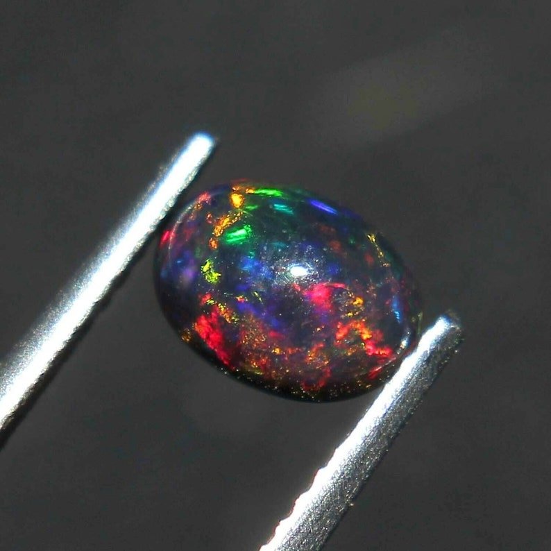 Black Opal Ethiopian Gemstone Natural Healing Crystal