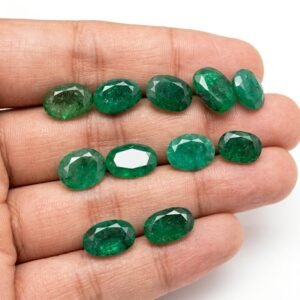 Zambia Emerald Stone Natural Green Crystal 1 CRT