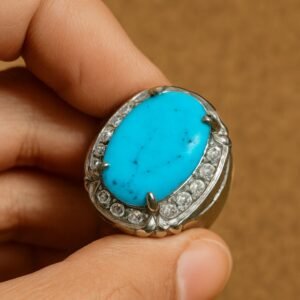 Indi Feroza Stone Ring for Men