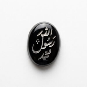 Iran Black Aqeeq Stone Natural - Gemstone Hub
