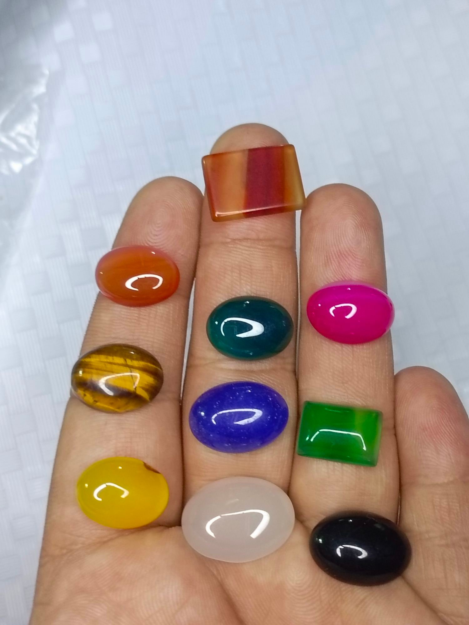 Pack of 10 Natural Gemstone Deal MEDIUM SIZE