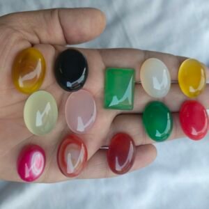 Pack of 12 Large Size Natural Gemstones 36g–43g