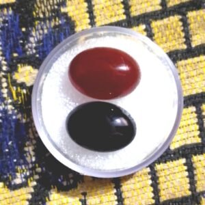 black brown and zard aqeeq stone