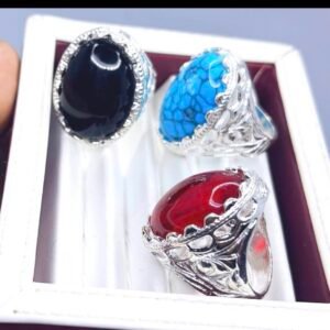 pack of 2 Pack of 3 Turkish Stylish Stone Ring Turkish
