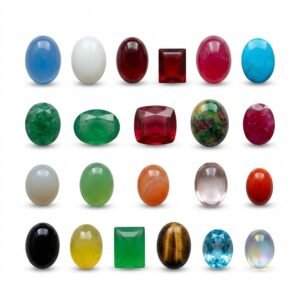 "Pack of 21 stones: Haqeeq (Black, White, Red, Brown,