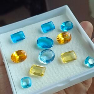 Blue Topaz Stone & Rings / BLUE TOPAZ GEMSTONE& Rings