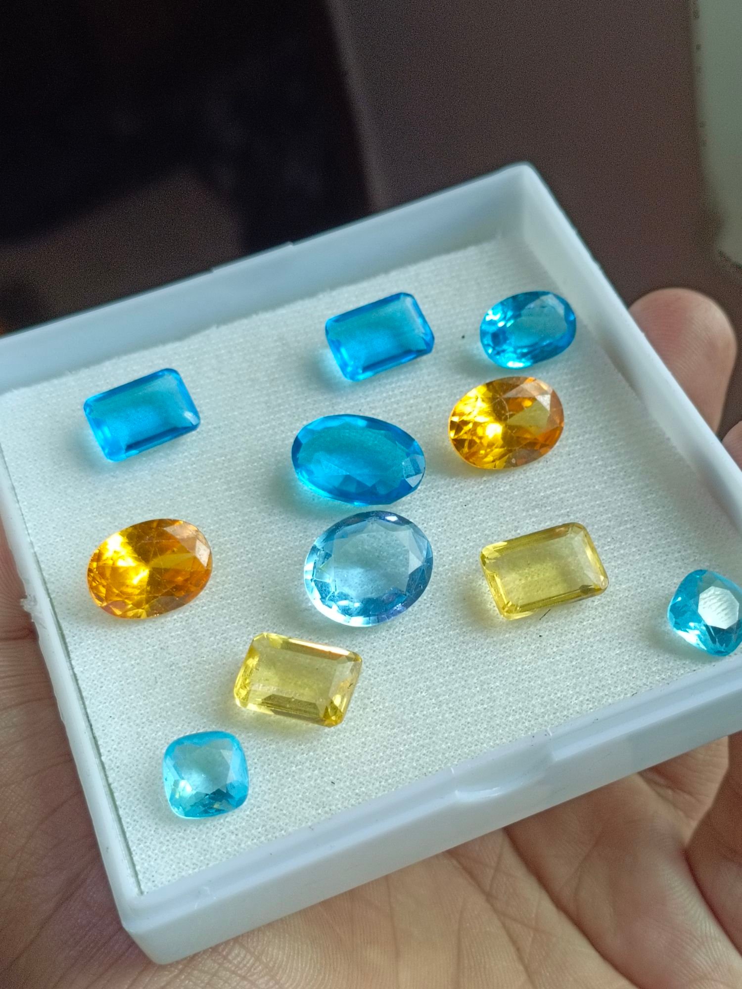 Blue Topaz Stone & Rings / BLUE TOPAZ GEMSTONE& Rings
