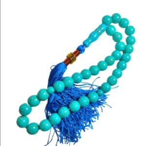 FEROZA Stone Tasbeeh 33 beads size 8 mm 100% origanl /