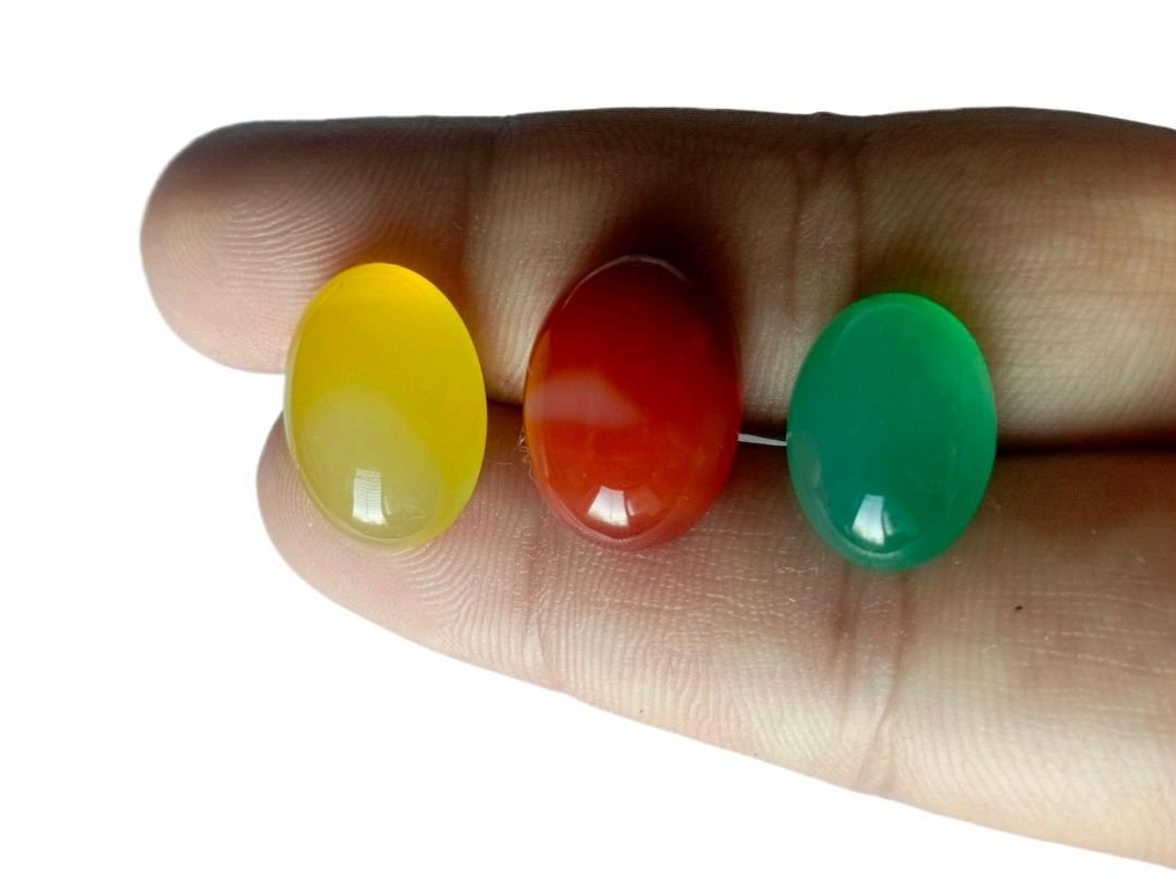 Pack Of 3 Natural Haqeeq - Gemstone Hub