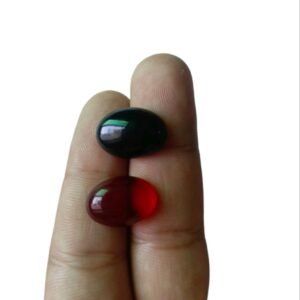 Pack of 2 Natural Haqeeq & Anari Yaqoot Gemstones