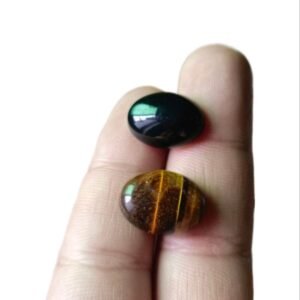 Pack of 2 Natural Haqeeq Gemstone Deal /Tiger eye /