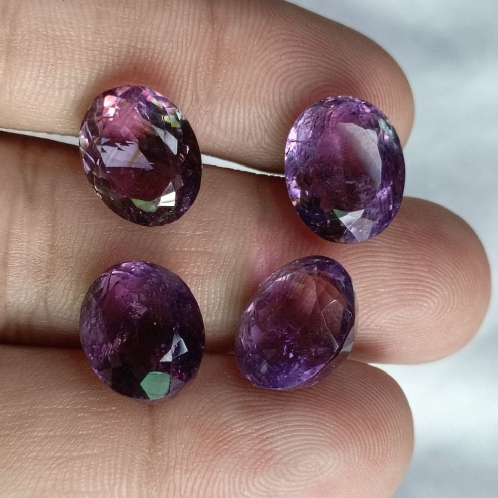 Amethyst Stone & Ring/Amyethest Ring/ Amethest stone
