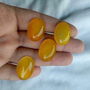 Yellow Haqeeq Stone (Zard Aqeeq) 100% Natural 9–10 CRT